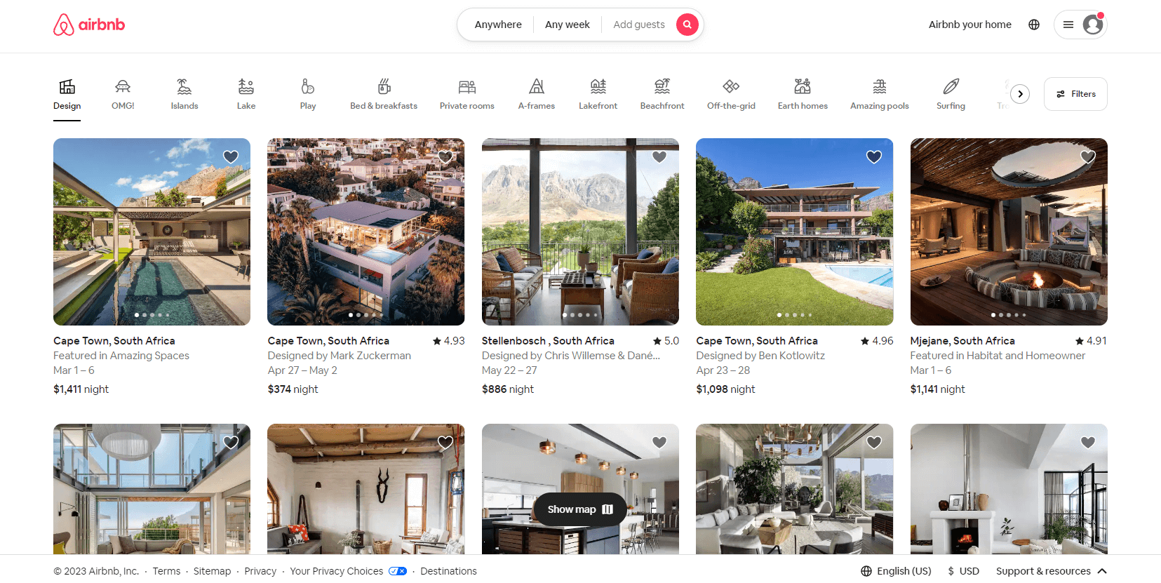 Airbnb Website