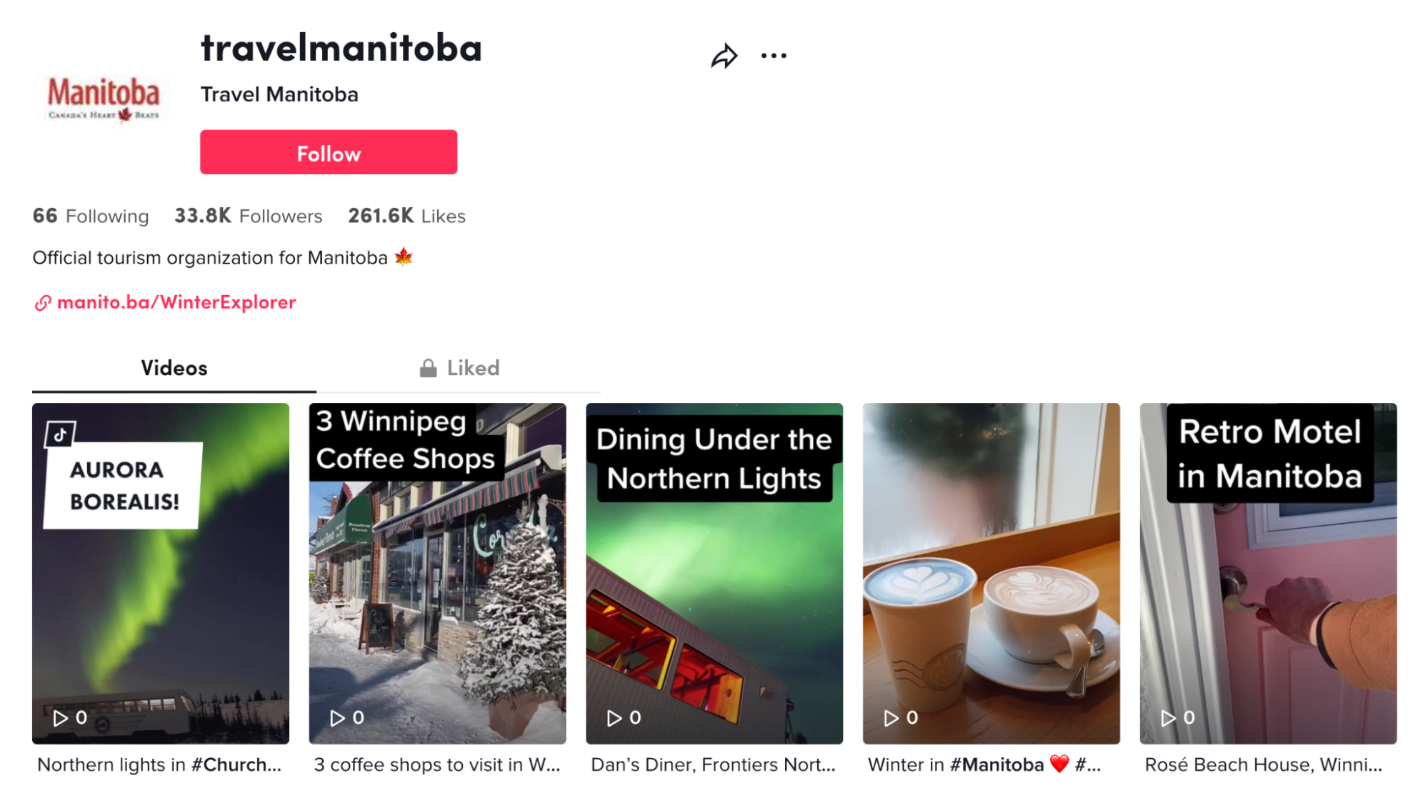 Travel Manitoba Content Marketing Examples